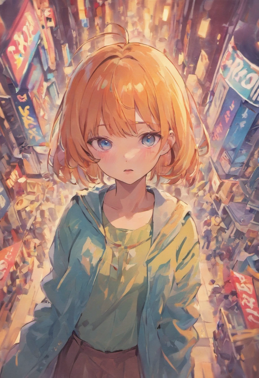 multiple expressions, multiple poses, different outfits, high color, surreal, retro, pencil, beautiful face, high detail face