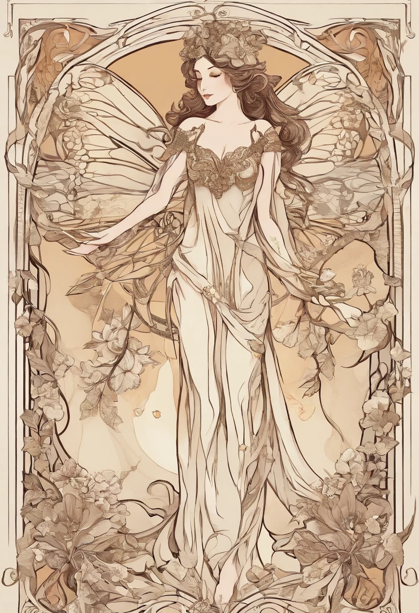 Flower elves, small, Butterfly wings