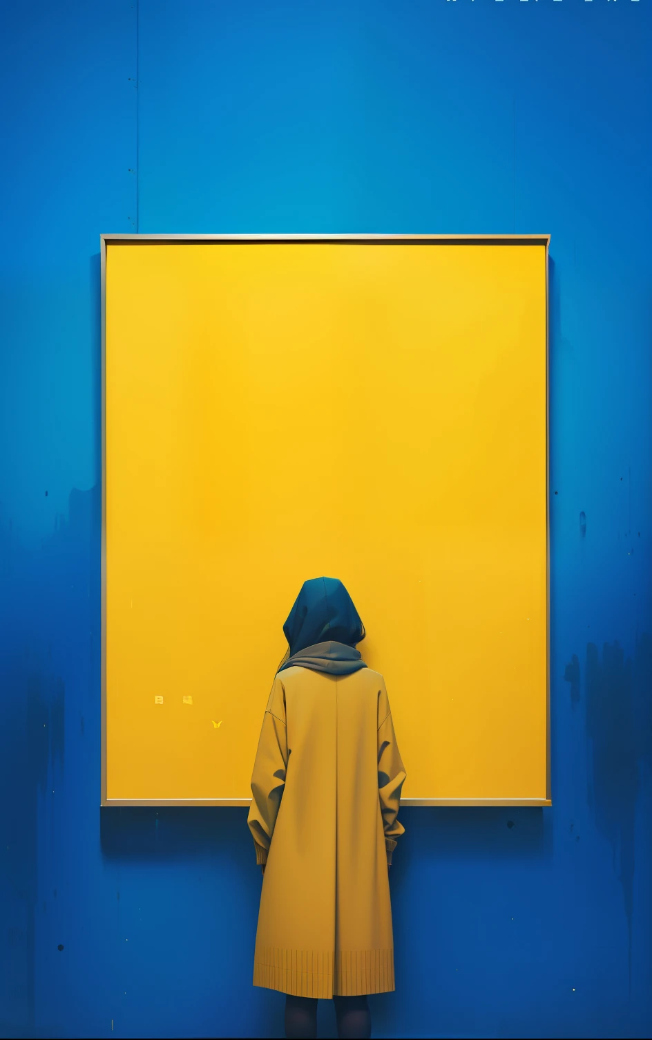MagazineCover，On the cover is a woman in a gray sweater and yellow letters, eora, and the Arcadian ego, poster for, author：Rafiello Osola, author：Leo Leuppi, Artistic cover, MagazineCover, a poster, MagazineCover, on the cover of a magazine, MagazineCover, Portal de EKA, author：Enrico Baji, skyla