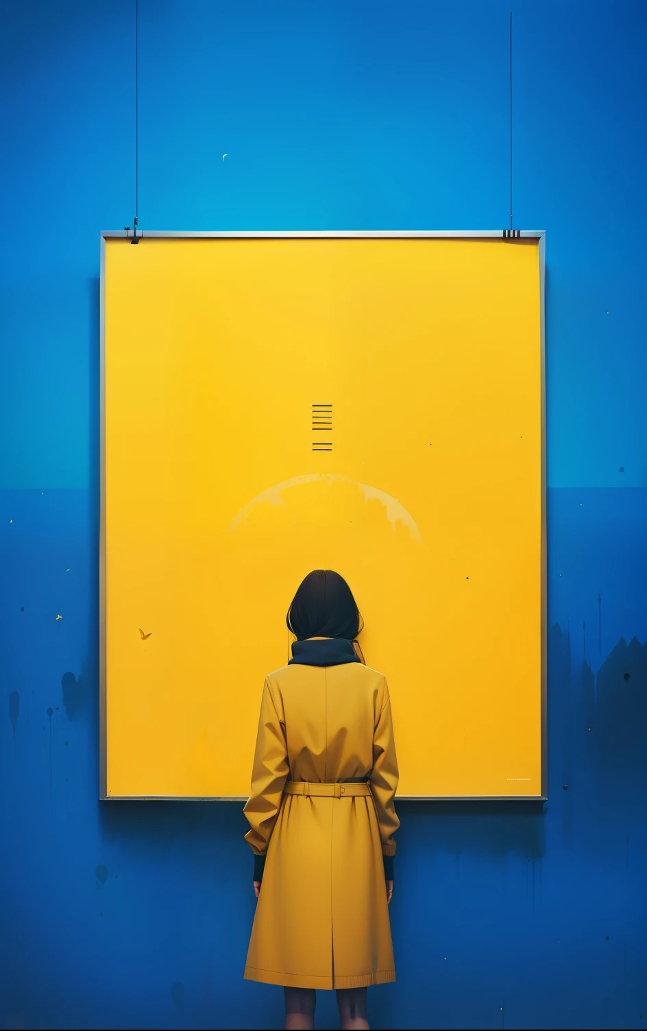 MagazineCover，On the cover is a woman in a gray sweater and yellow letters, eora, and the Arcadian ego, poster for, author：Rafiello Osola, author：Leo Leuppi, Artistic cover, MagazineCover, a poster, MagazineCover, on the cover of a magazine, MagazineCover, Portal de EKA, author：Enrico Baji, skyla
