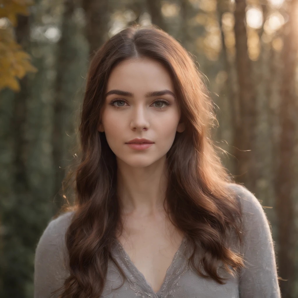 Une femme de 22 ans , brune , cheveux longs de couleurs jaunes , (шедевр:1.3), (8k, photoreallistic, Photographie RAW, Optimal image quality: 1.4), , fixe la camera ,A high resolution、(photoreallistic:1.4) ,premier quality