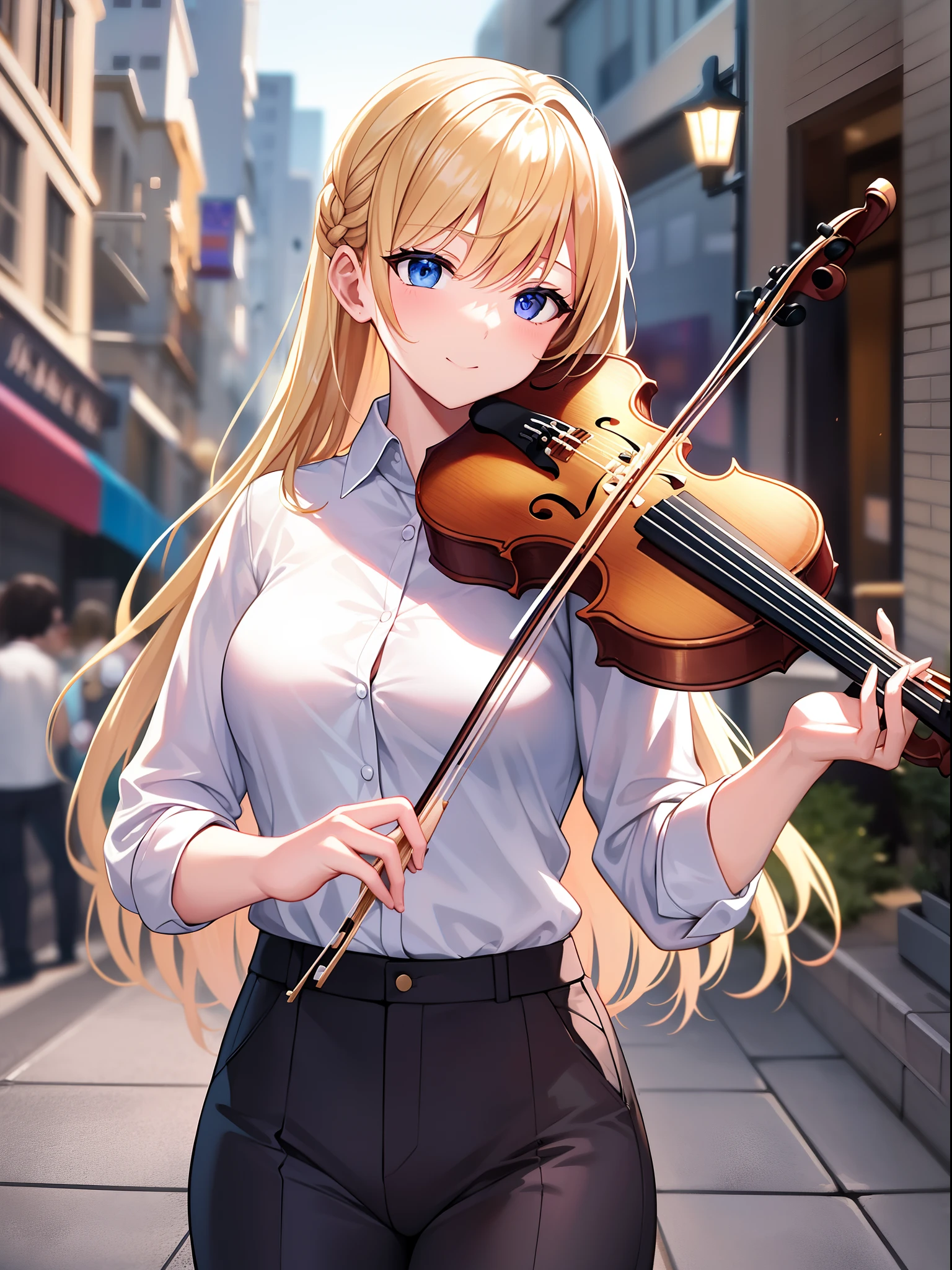 Outrageous resolution、masterpiece++、top-quality++、ultra-definition++、ultra-definition++、4k++、8k++、from side、(Background Focus)++、((1)))+++Dressed woman celebrates violinist blonde mature woman playing violin while standing in white shirt and pants at a street live performance destroying a city、Blonde mature woman rune of violinist playing violin while standing in a white shirt and pants at a street live performance、The magic of a blonde mature woman who plays the violin while standing in a white shirt and pants at a live performance on the street、Blonde mature woman of violinist playing violin while standing in white shirt and pants at a live performance on the street flying above、Blonde mature woman married woman of violinist playing violin while standing in white shirt and pants at a live performance on the street、Blonde mature woman president of violinist playing violin while standing in white shirt and pants at a live performance on the street、Detailed contemporary art、Contemporary Art Style、Blonde witch violinist playing violin while standing in white shirt and pants at a beautiful modern street live、Blonde mature female violin violin playing violin while standing in white shirt and pants at street live performance、Contemporary Art Behans、Blonde mature high school violinist playing violin while standing in white shirt and pants at a live performance on the street、Violinist blonde mature woman Jie playing violin while standing in white shirt and pants at a beautiful street live、Blonde mature woman fragment of violinist playing violin while standing in white shirt and pants at live on a shiny floating street、Blonde mature woman of violinist playing violin while standing in white shirt and pants at a live performance on the street、 Blonde spark of violinist playing violin while standing in white shirt and pants at a dazzling street live、Blonde mature woman chain of violinist playing violin while standing in white shirt and pants at a street live、Blonde mature wom