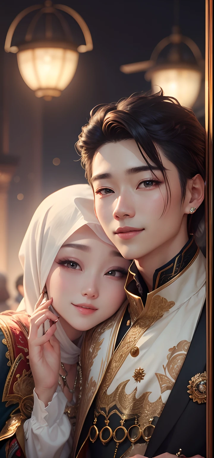 You are the most beautiful scenery in my eyes, your smile has left a mark in my heart, your voice is my eternal echo, I am willing to wait for you for a lifetime. 8k, smooth face