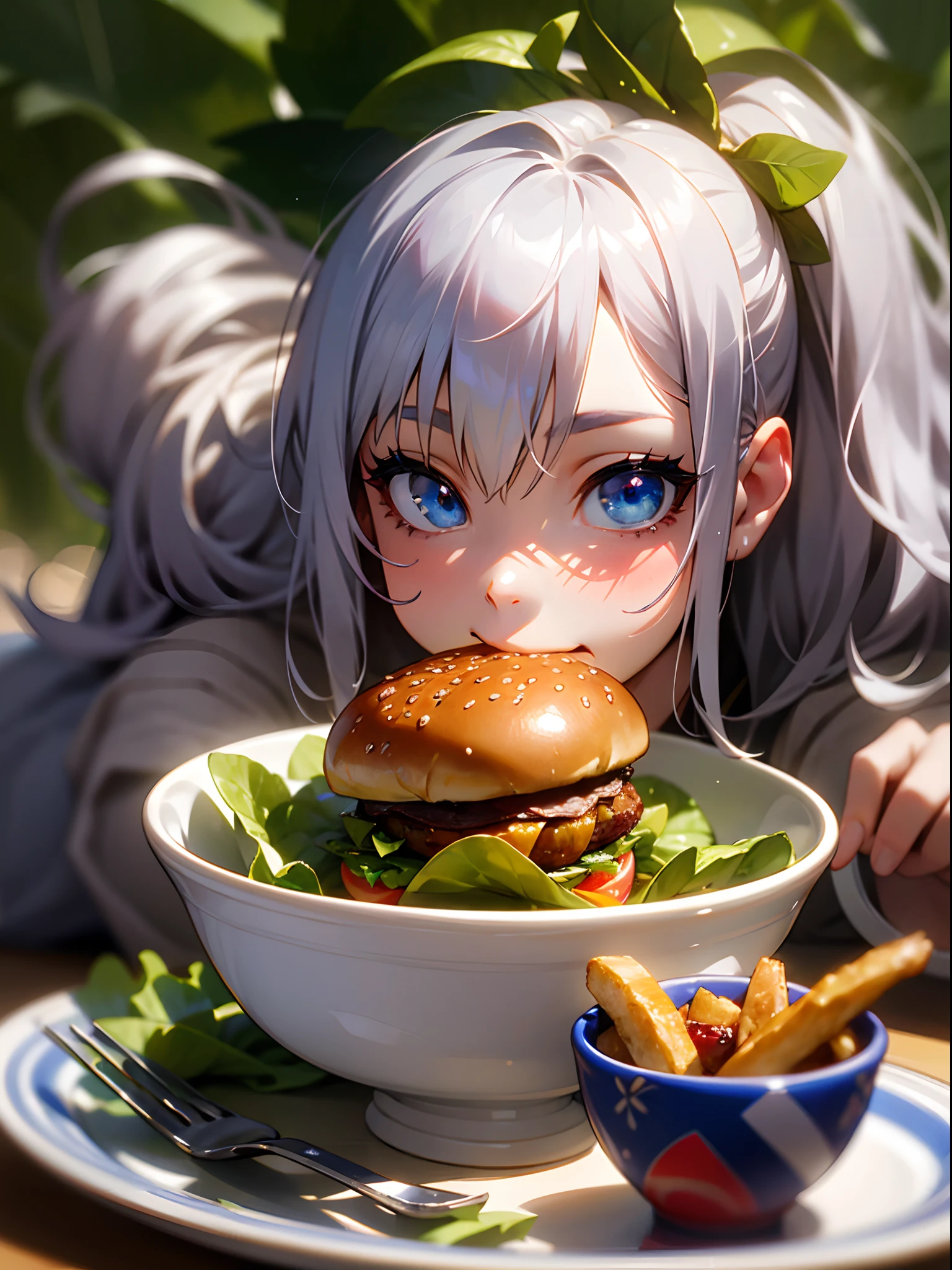 Tactical girl eat cum