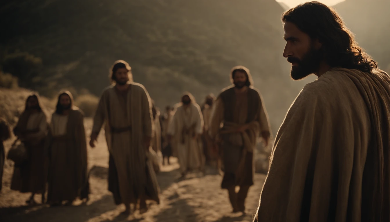 imagem de Jesusalem e o povo andando pelos vilarejos na epoca de 597 antes de cristo