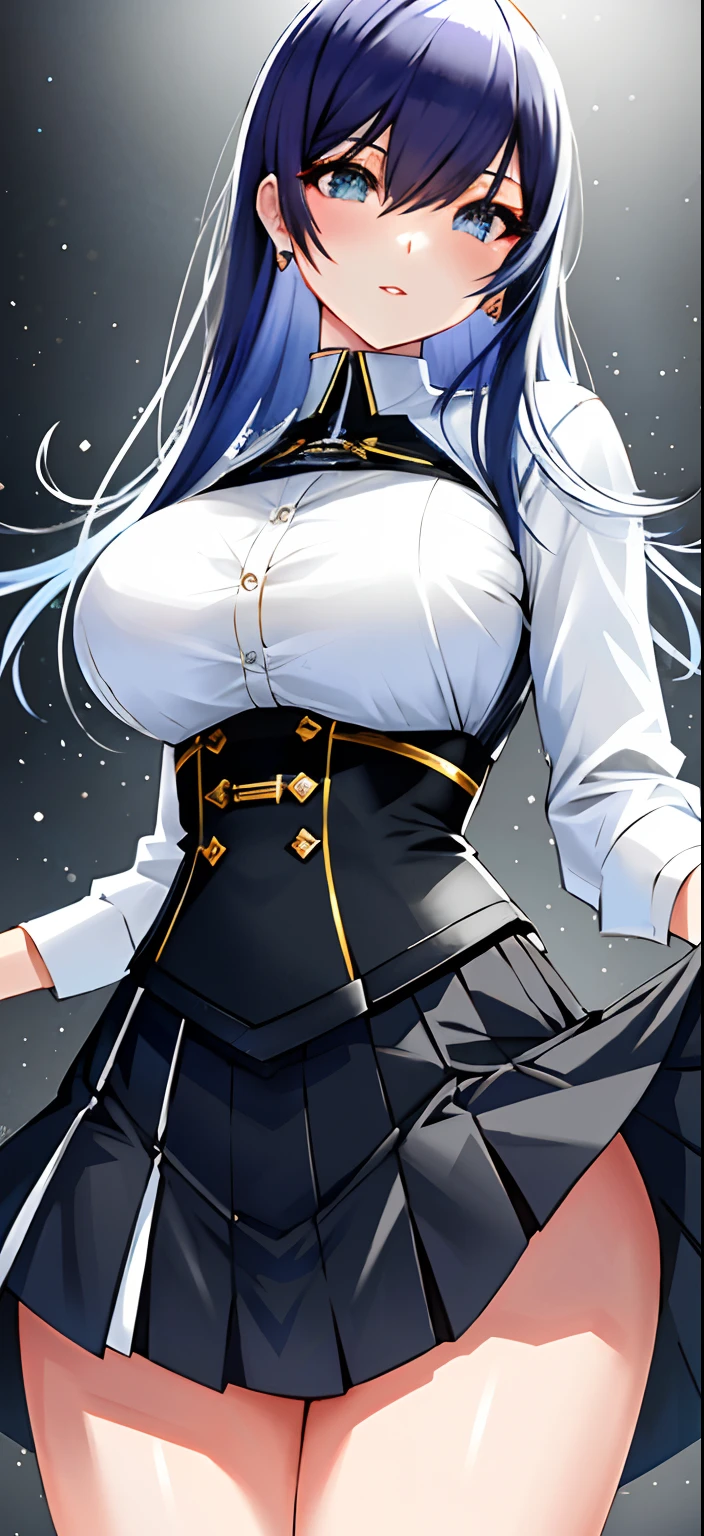 The perspective is from below,(Zero_Two_001:1.4), THICC School 1 girls wear thigh thigh pleated skirts, skirt pull, Skirt lift, Exposed panties, Short skirt, gorgeous features, Clear face, Symmetrical face, Beautiful face, rendered eyes, Detailed eyes, Beautiful hair, Smile, Long legs, [Thick|Slender] Bare thighs, thigh gap, Natural breasts, Symmetrical breasts, Perfect breasts, parfect anatomy, sport, coalescence, in shape, Exotic, Alluring, mature, Masterpiece portrait, Extreme detail, (Character focus:1.4), Highly detailed, 8k octane, hdr, Ultra detailed, Best quality, Highest quality, Realistic lighting, ultra - detailed