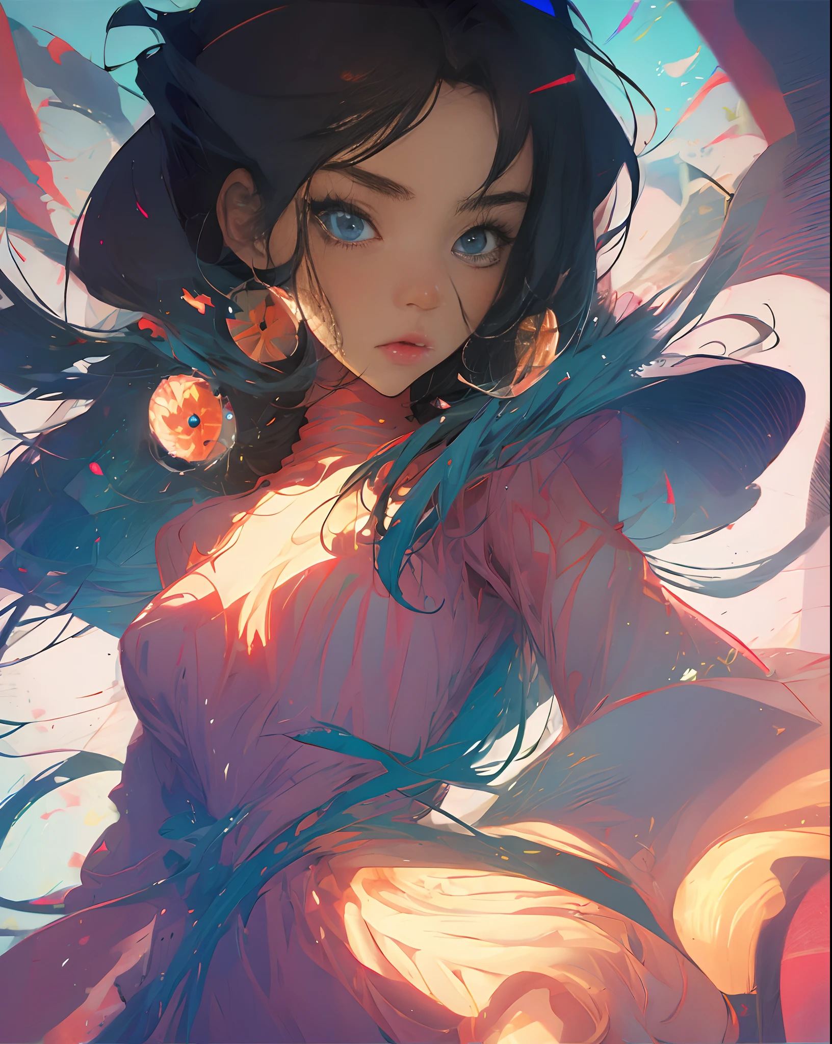 Anime girl naked