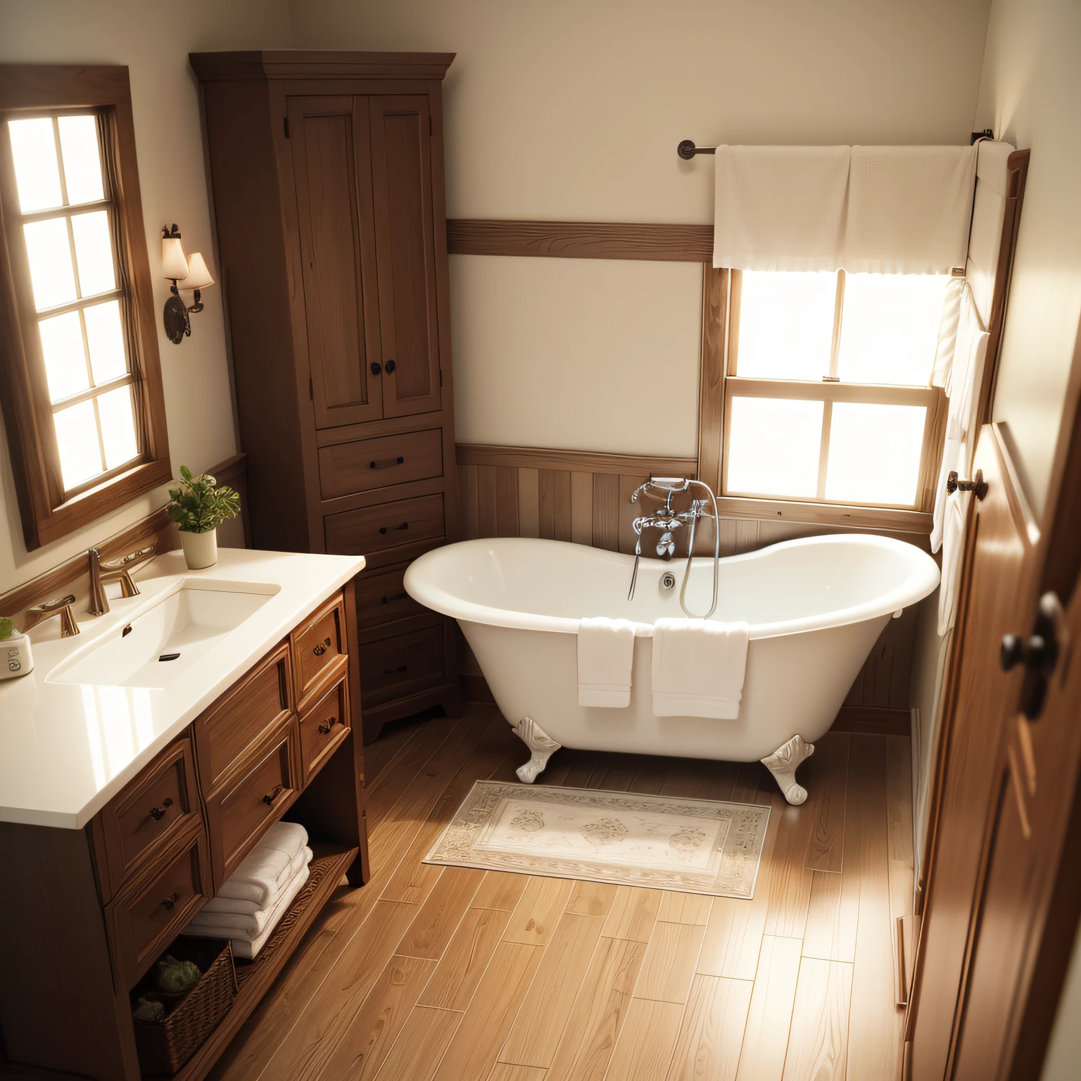Simple traditional bathroom designs with Flooring