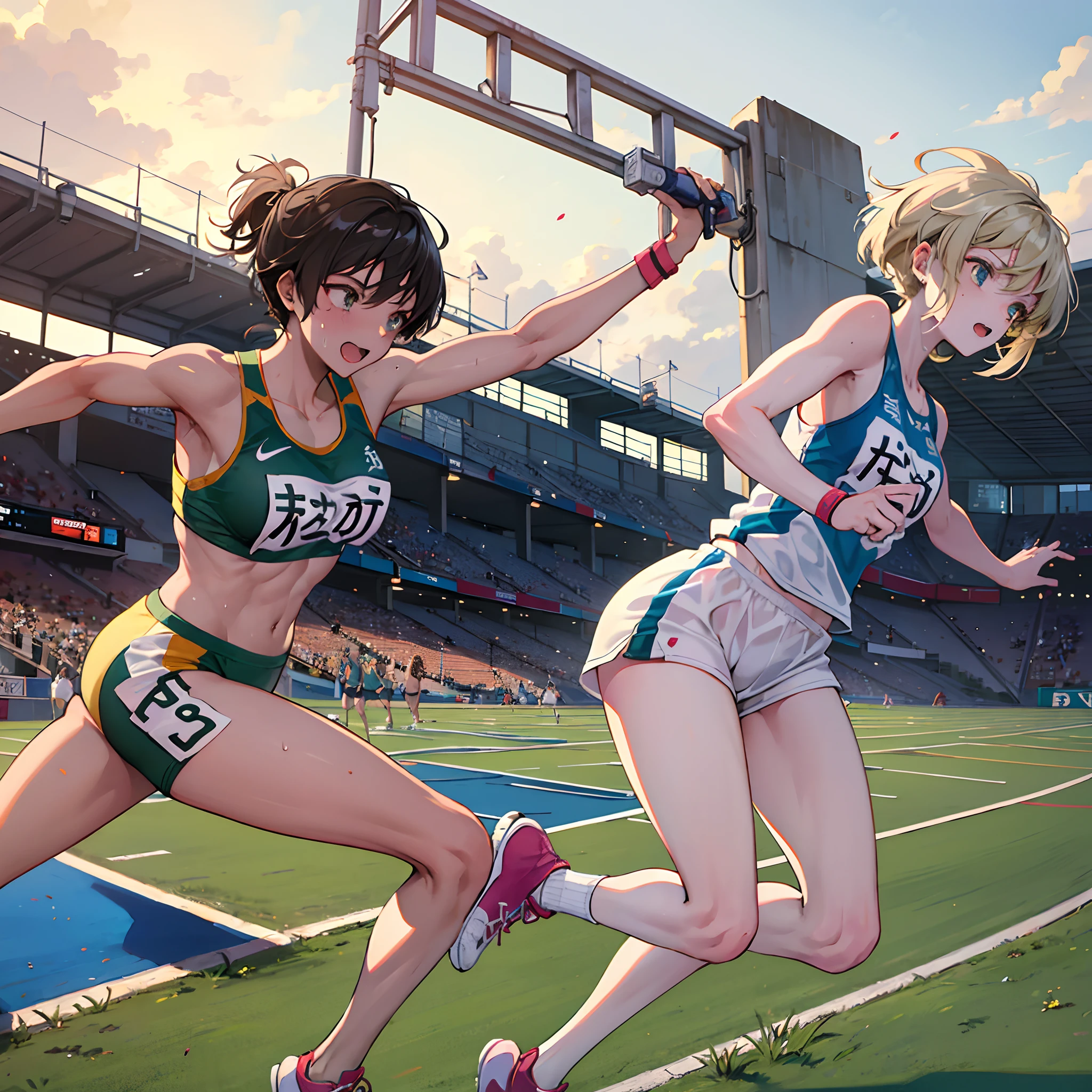 Athletics Women in Track & Field Sweating Overexposed masterpiece Running Beautiful feet Ministry work