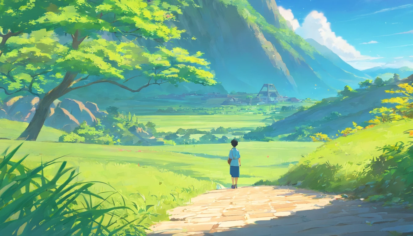 Three countries in East China,A handsome and powerful man,Stand hand in hand,There was determination and determination in his eyes。It was surrounded by a ruined landscape,Symbolizes the tyranny of Dong Zhuo。Presented in a manized style。