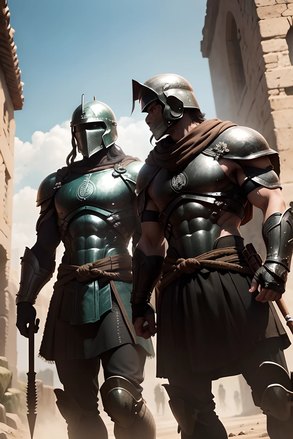 An image of Spartans elite warriors