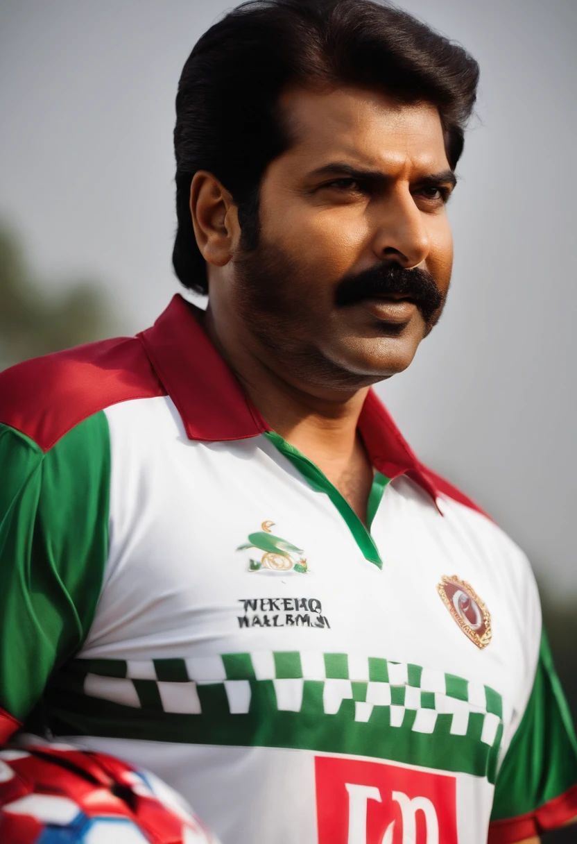 Malayalam actor Mammootty plays football. HD PHOTOS