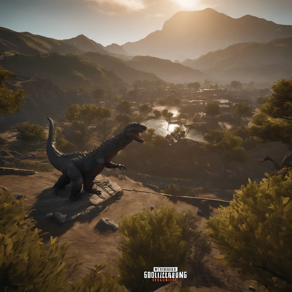 Pubg shanok map Godzilla 4k ultra hd