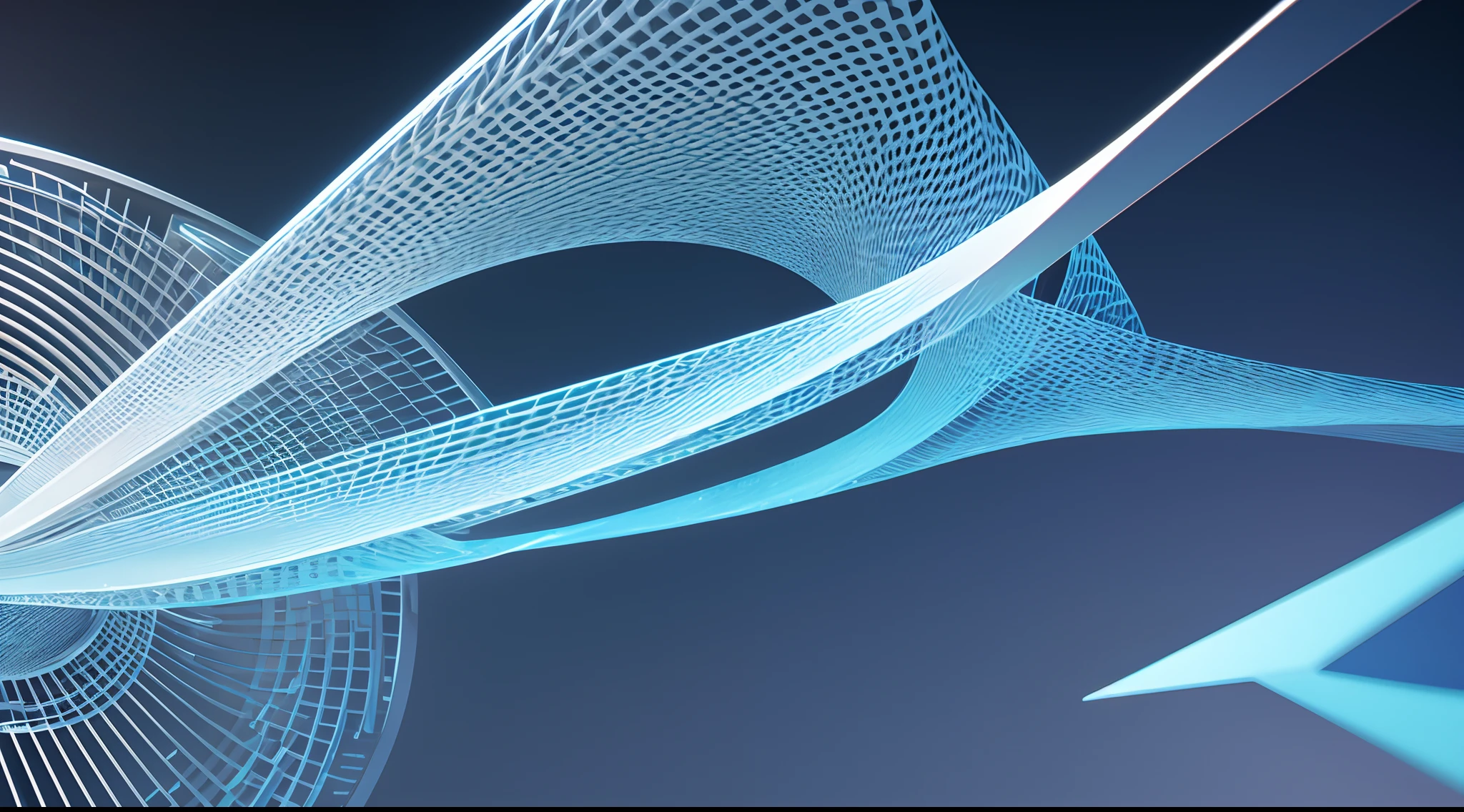 Engaging 3D visualization featuring stunning graphs、glinting