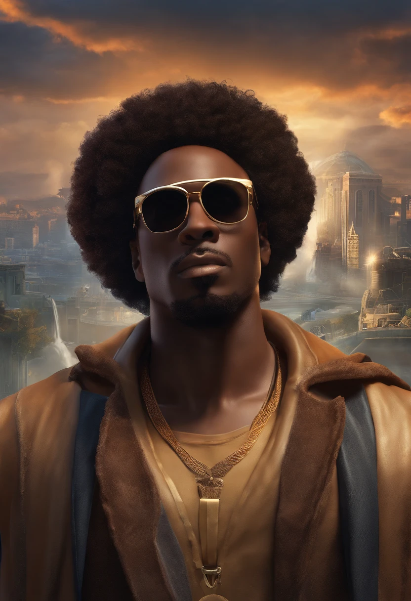 Create Alex's character, 30 ans, Homme noir,Afro Americain, A prodigious inventor with exceptional intelligence for inventions. His talents are crucial for solving puzzles and creating gadgets to support the team in the style of Marvel comics..