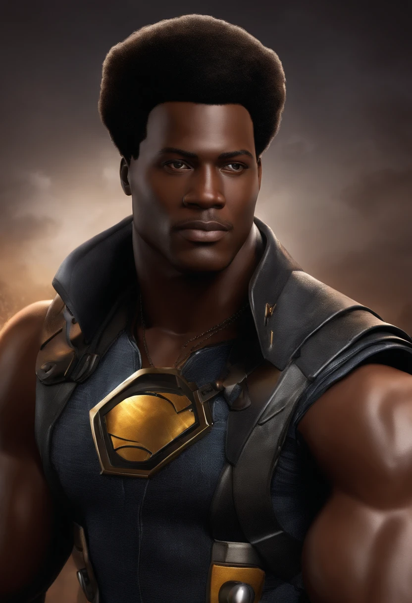 Create Alex's character, 30 ans, Homme ????,Afro Americain, A prodigious inventor with exceptional intelligence for inventions. His talents are crucial for solving puzzles and creating gadgets to support the team in the style of Marvel comics..