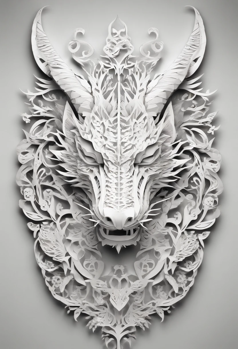The head of the small female dragon