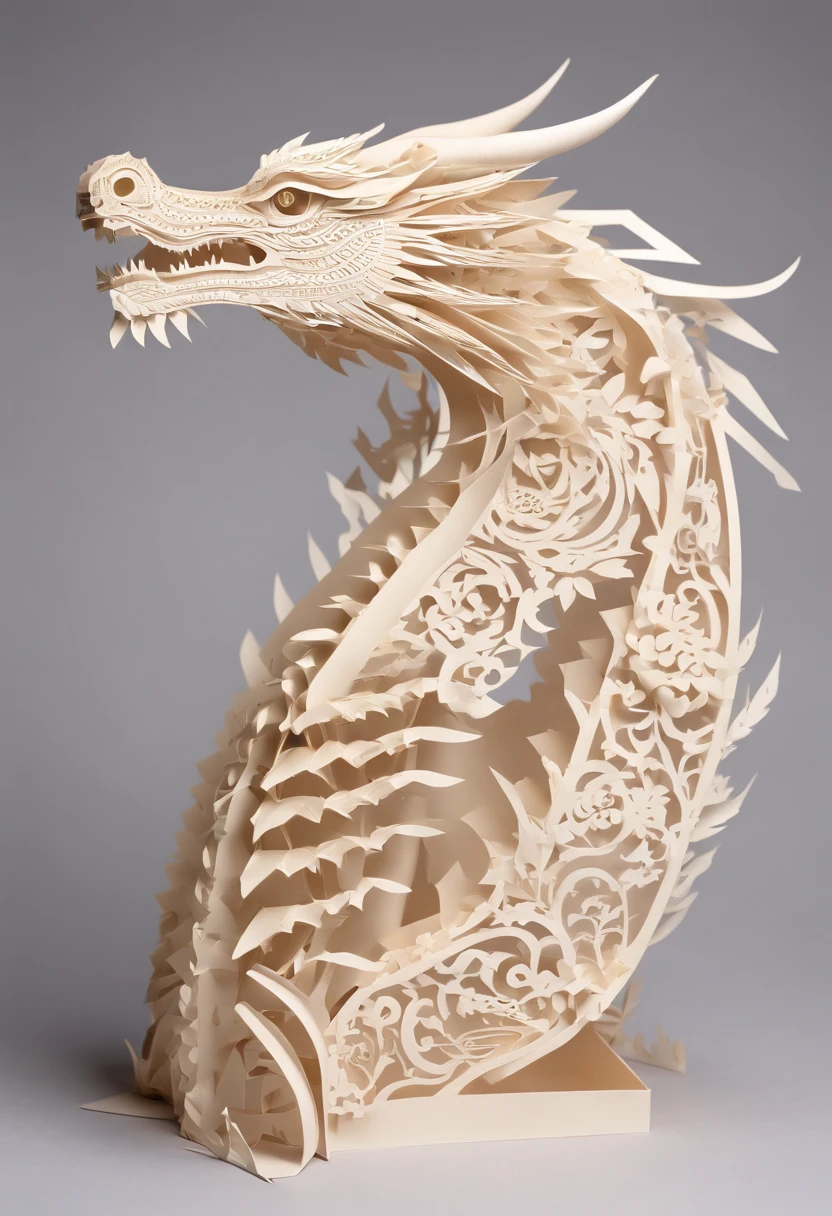 The head of the small female dragon