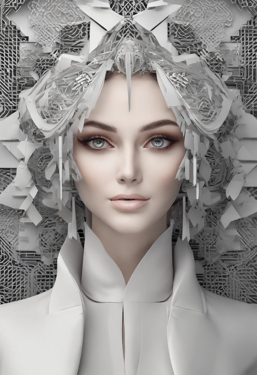 16k, hdr, RTX, Ray traching, Natural lighting, absurderes, A masterpiece of the best quality, Perfect anatomy for highly detailed face, Detailed eyes, 1girll, Solo, dressed in a suit, shirt, The top button opens, Beautiful hair, extreme beautiful, avant-garde, Cool, Aura of evil, ventania, Glowing eyes, Serious expressions, dystopian city, Futuristic, Detailed background, Award-Awarded, Neon lights, trending on art station