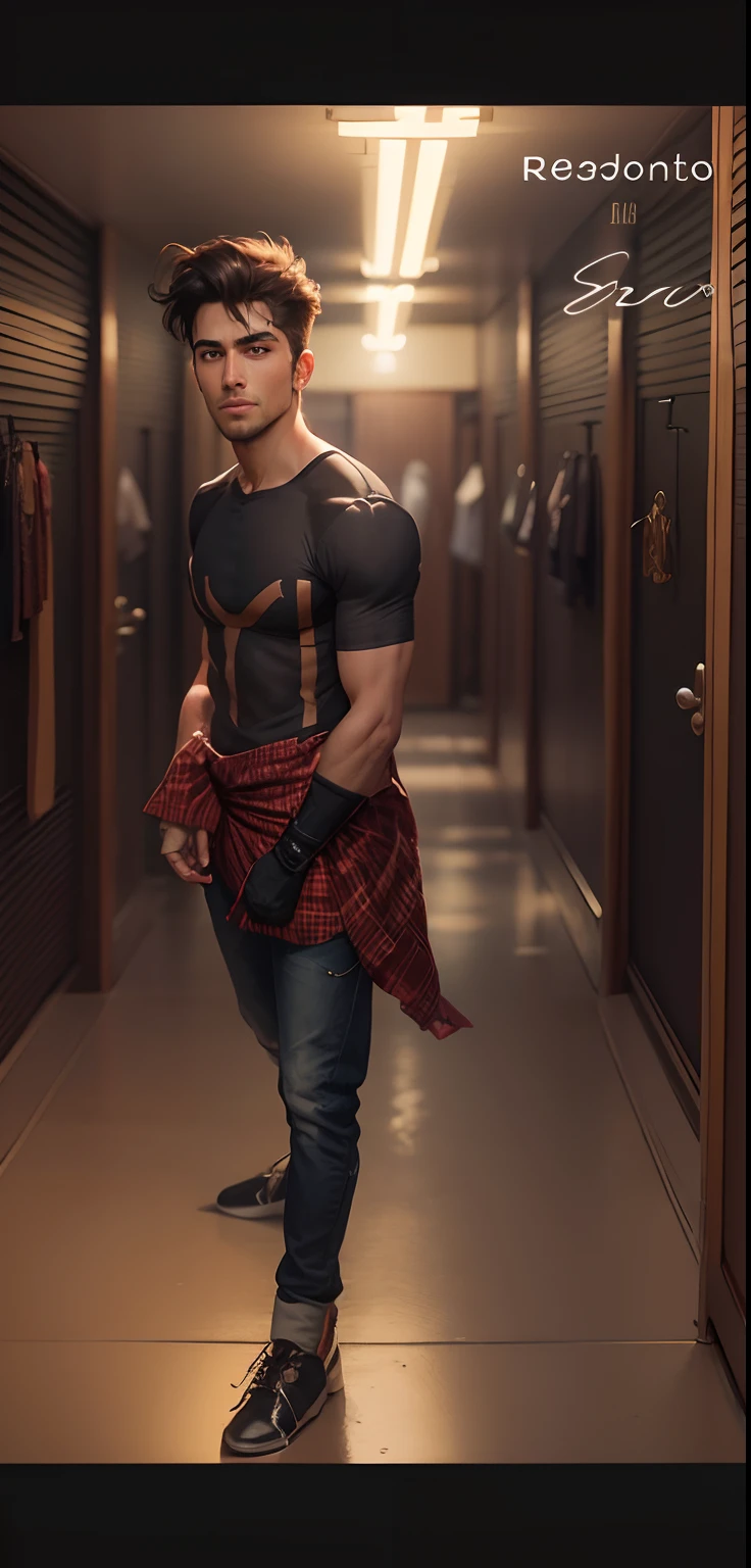 Handsome cute good looking hero relelstic