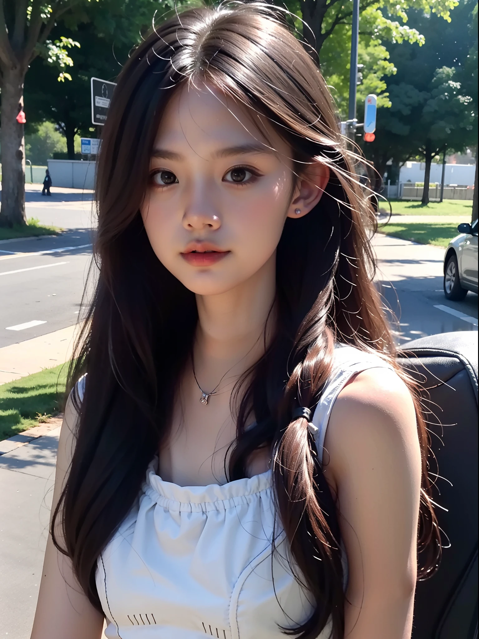 best qualtiy,RAW photos,(tmasterpiece:1.2),realisticlying,A high resolution,1girll,cinmatic lighting,depth of fields,