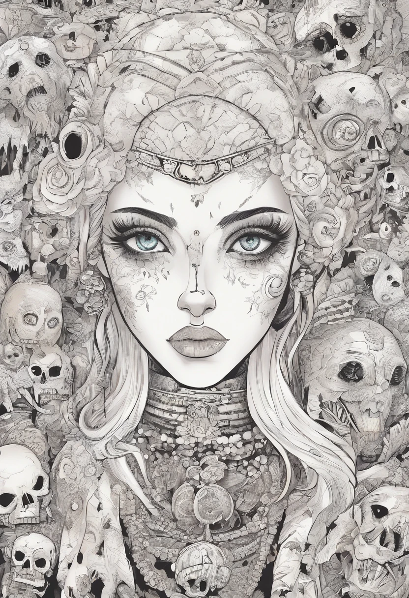 Voodo doll Human Sad big white eyes