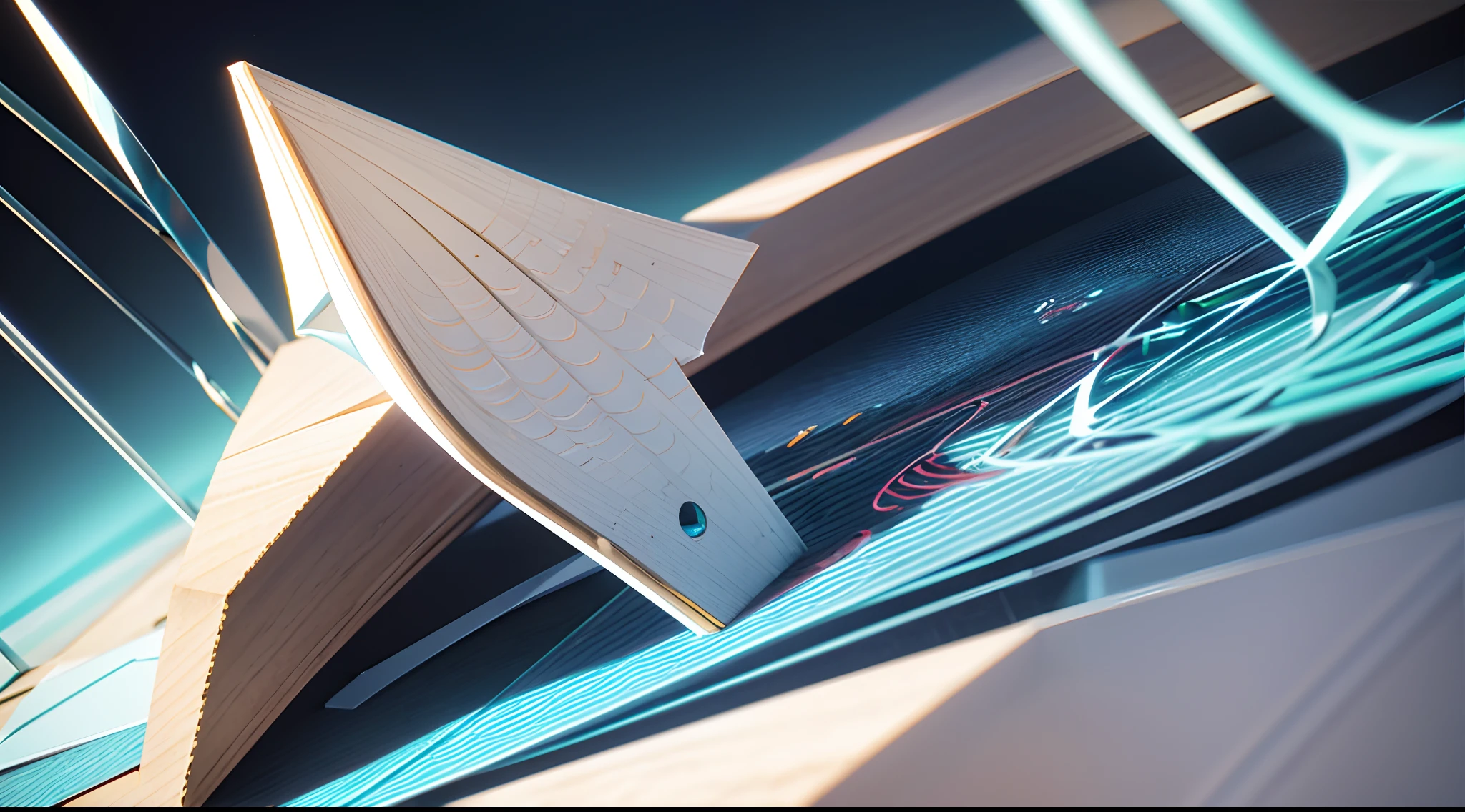 Engaging 3D visualization featuring stunning graphs、glinting