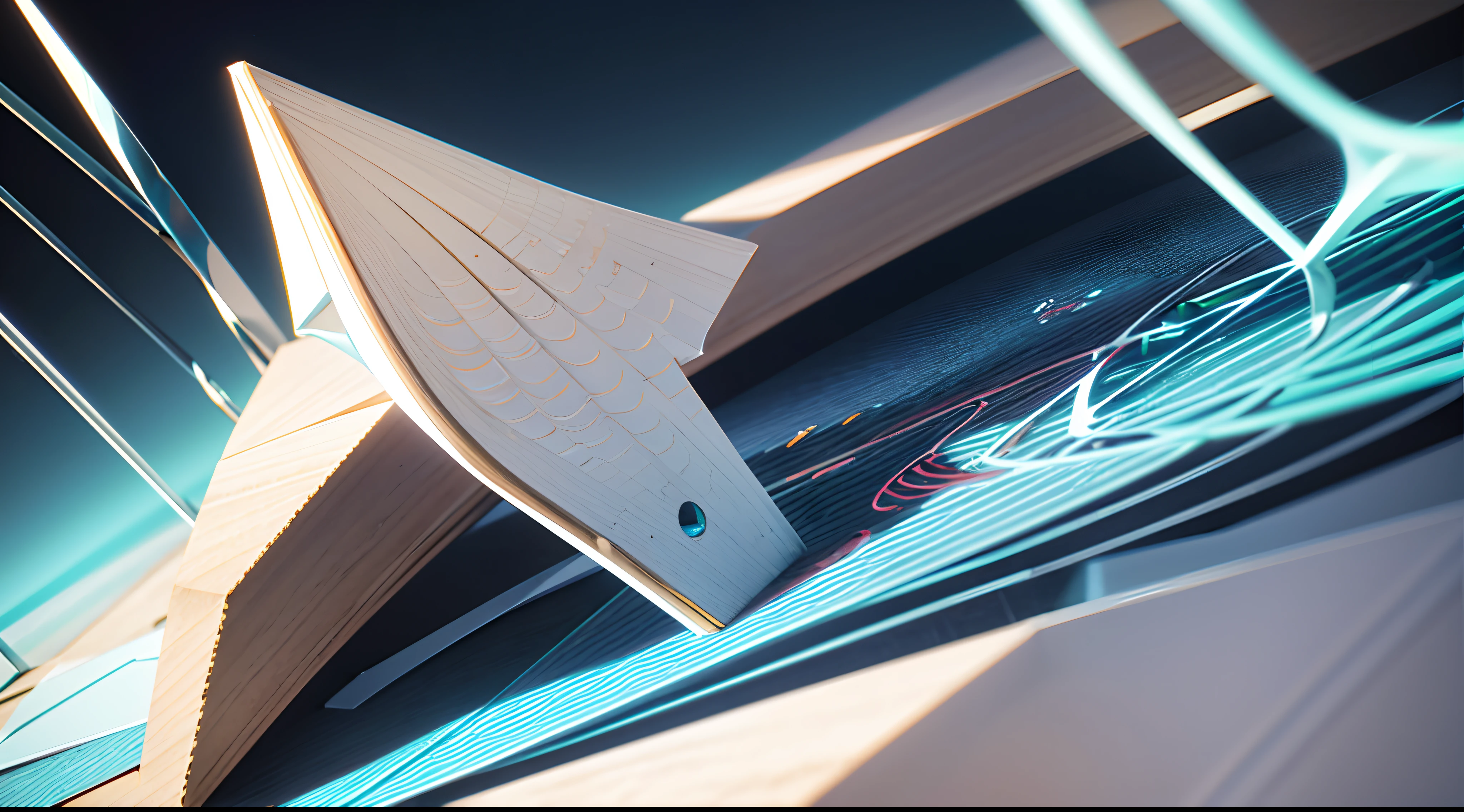 Engaging 3D visualization featuring stunning graphs、glinting