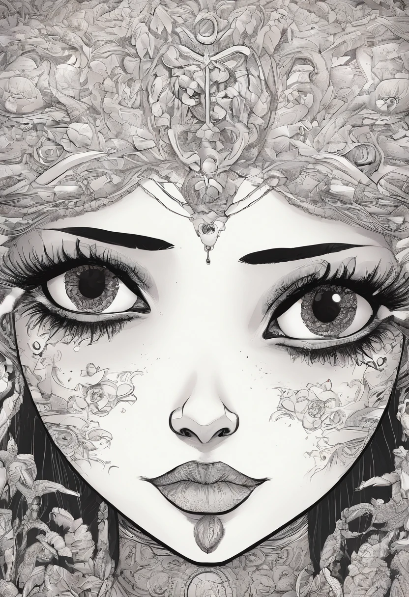 Voodo doll , ,Sad ,white eyes