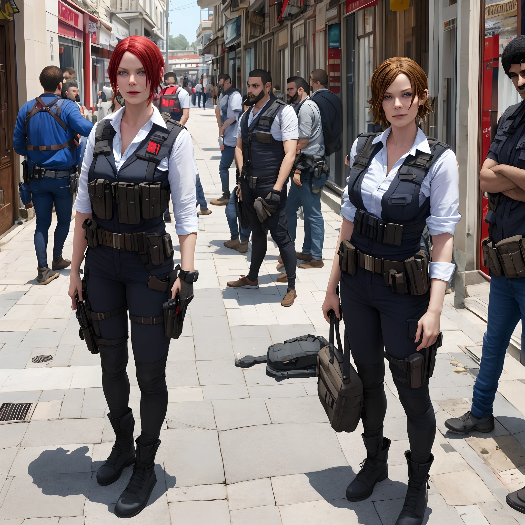 Kirsten Dunst resident evil cosplay in istanbul
