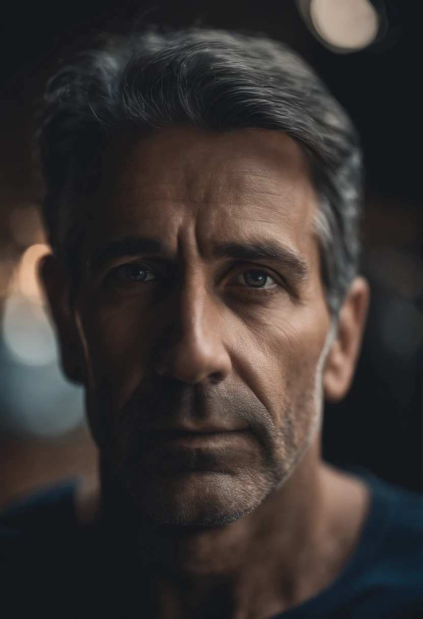 Portrait of a frontal father
