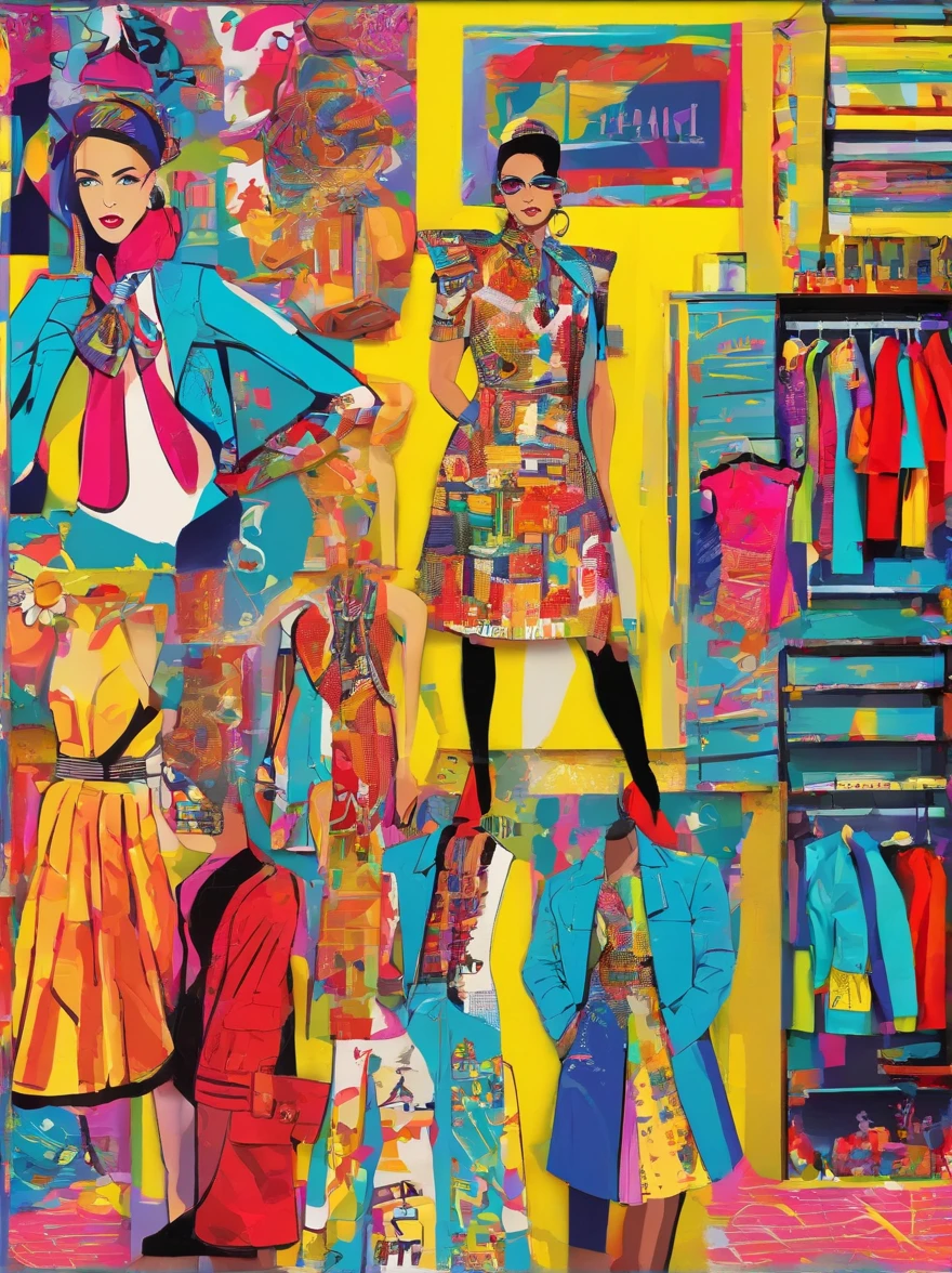 Tailor by profession，Fashion dress-up，Full body standing painting，3D立体，Detailed textures，High definition