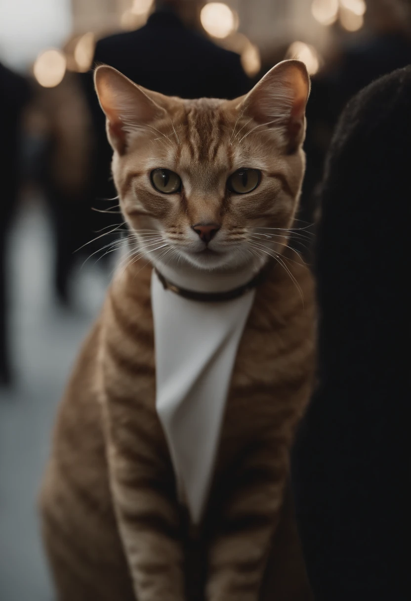 Retrato cats parading at fashion week in new york for Dior