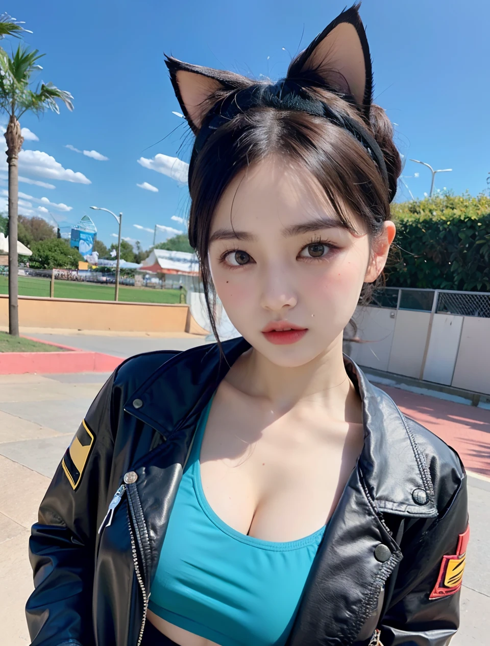 Jenni Blackpink HD con lindos labios y enormes, an asian adult woman , cabello hermoso, brazos bonitos , senos grandes , labios carnosos, Ojos bonitos, ojos muy hermosos