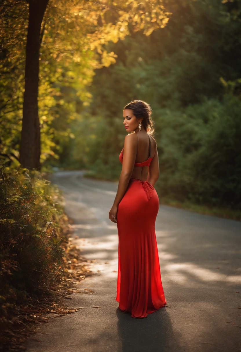 Beautuful Women, during daytime, a park, fullnude, Reveal madness