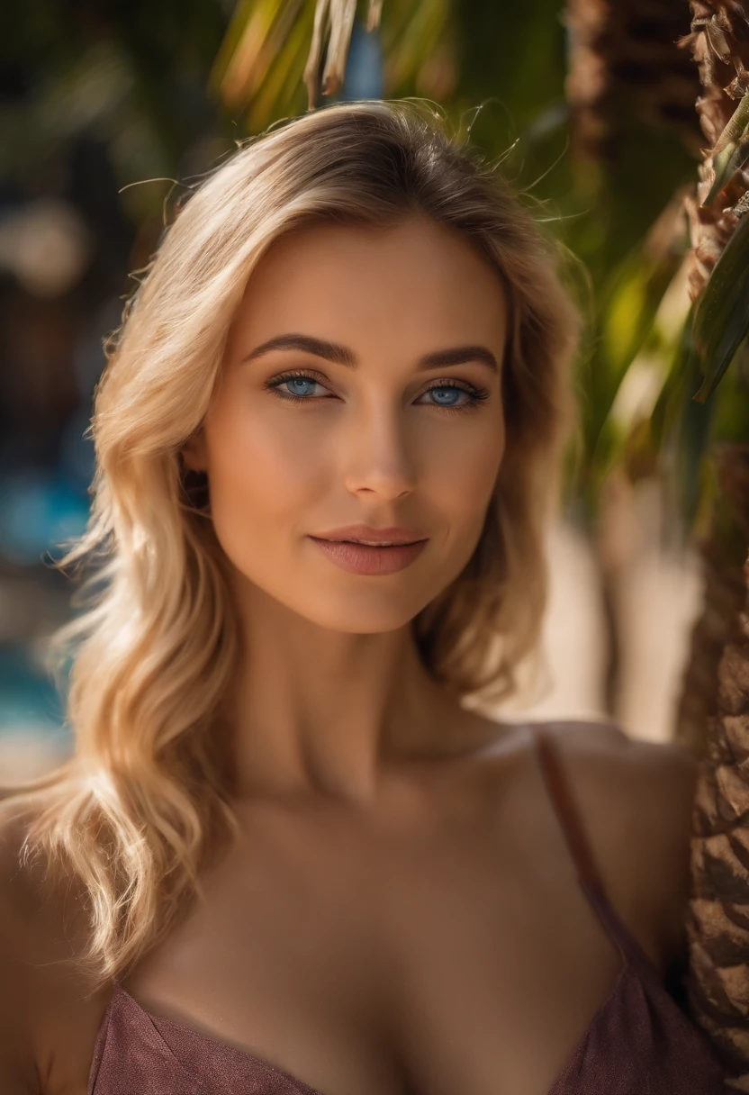 (taking selfies, Overhead view: 1.4), (straight half of the torso: 1.4), Portrait photo of a 24-year-old blonde in RAW UHD format (Blue-eyed woman) walking on the beach, Palm trees, (Upskirt), (ascot), Details (textures! , cabelo! , shine, Color!! , imperfections: 1.1), Bright eyes with high detail (looking at the camera), DSLR Lighting, SLR camera, topquality, sharpness, Depth of field, Film grain (Downtown), Fujifilm XT3, crystal, Frame Center, beatiful face, sharp-focus, lamp post, neon lighting, bokeh (low lighting), the night, (night sky), detailed skin pores, oilly skin, burn, Complex eye details, body complet, ((naked breasts))