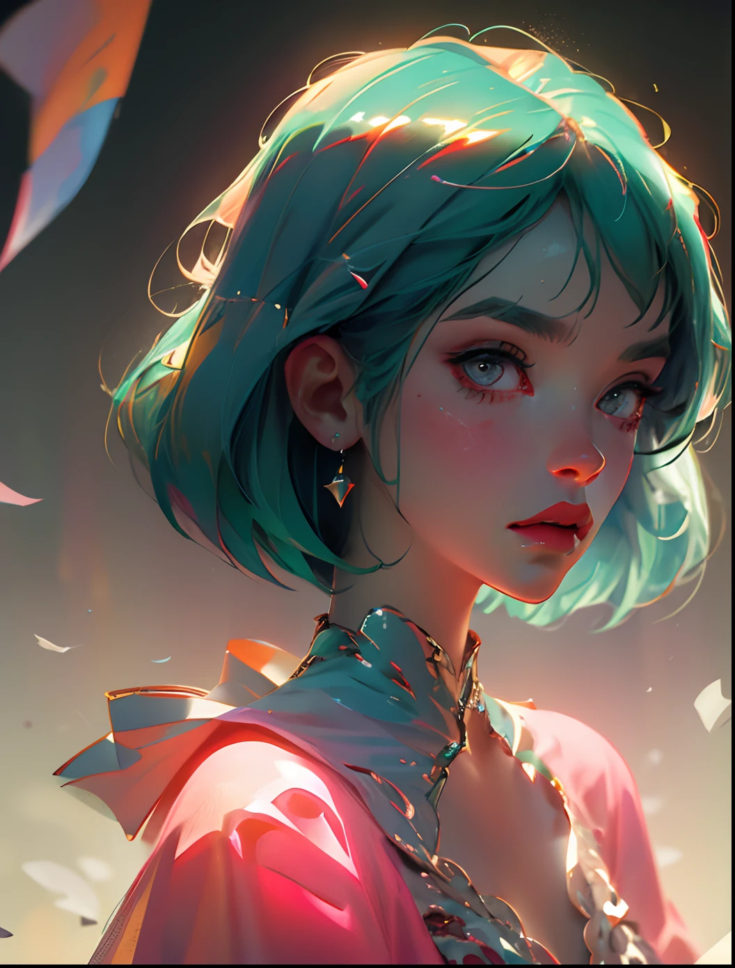 Girl with Long and short hair