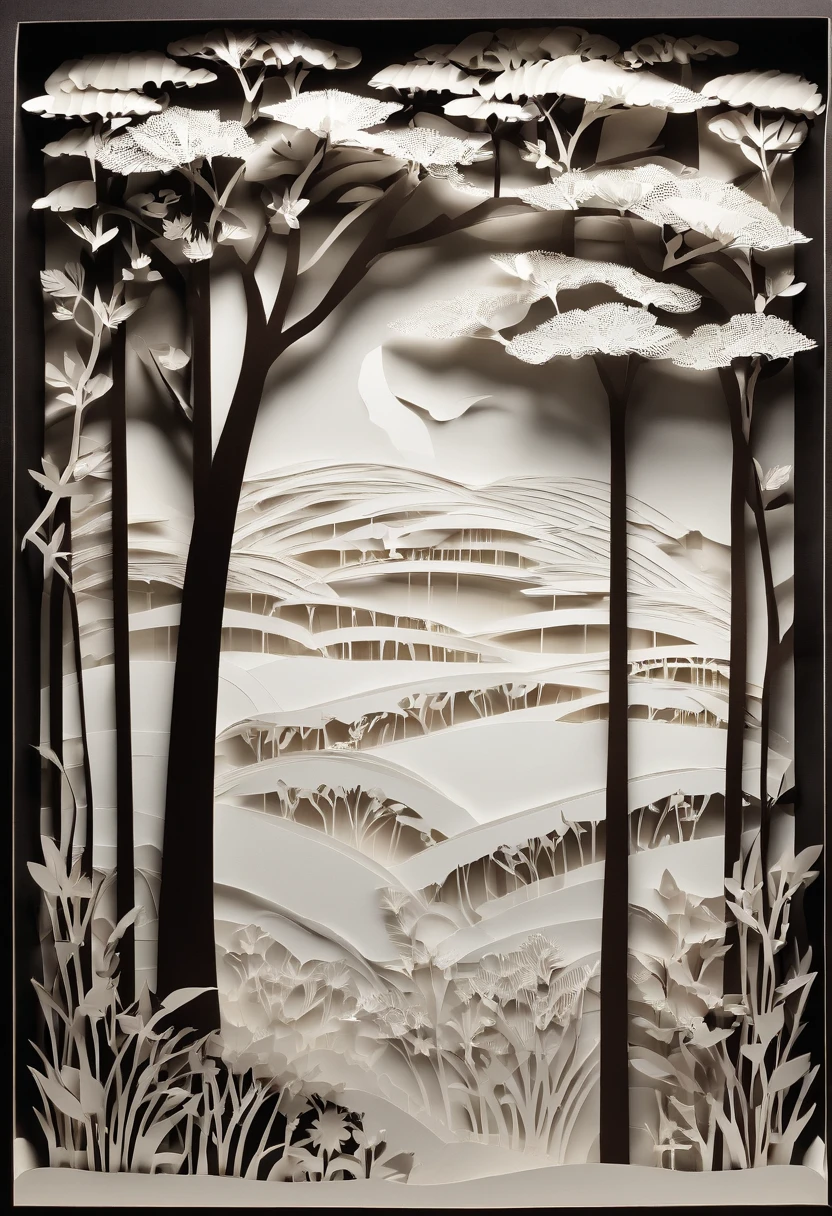 large grassland, Field meadow, There are several trees in the distance, Dappled light and shadow, Beautiful, Masterpiece