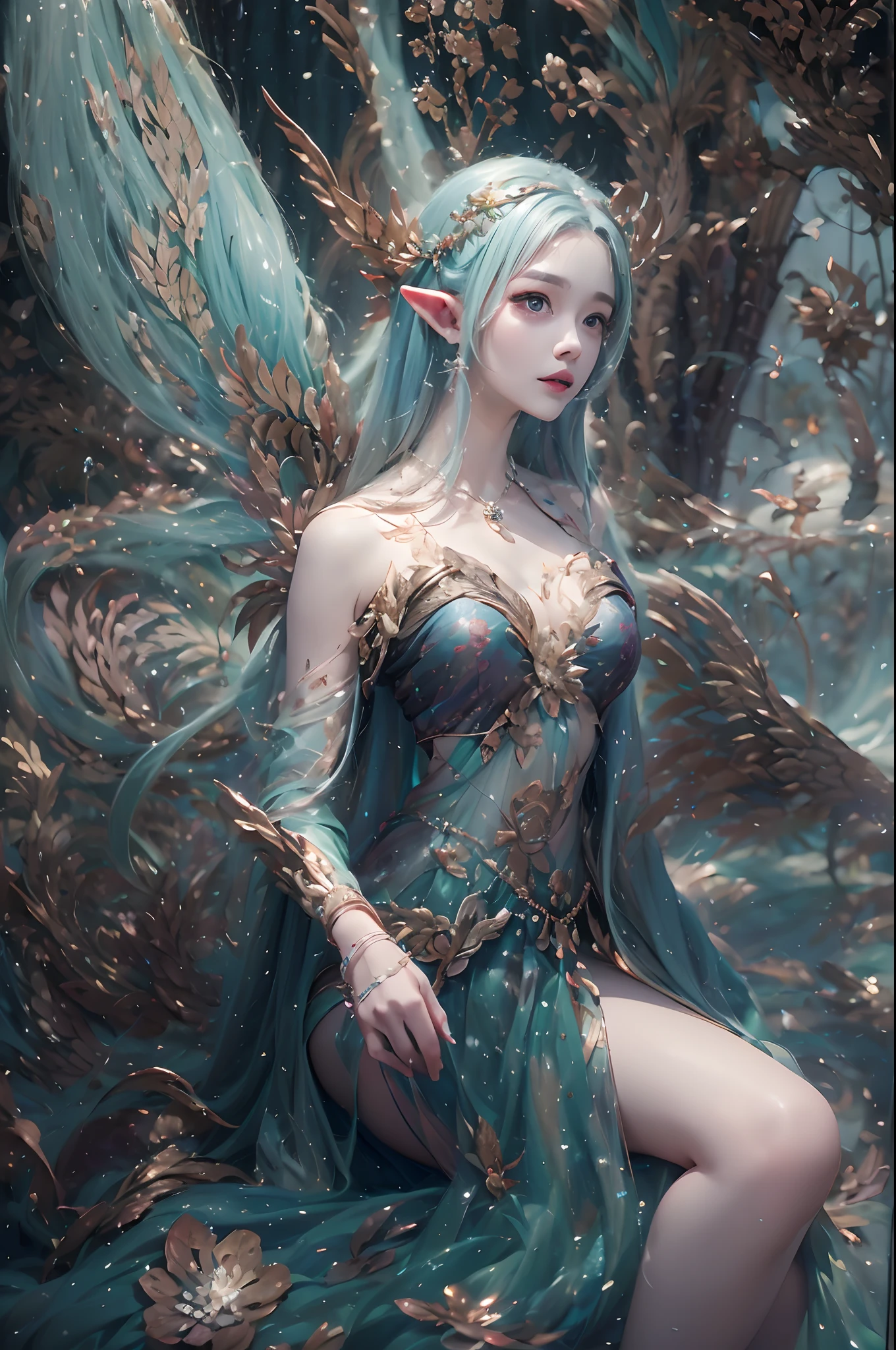 Masterpiece, best quality, 8K, high res, ultra-detailed, A scene of a waterfall cascading down a high cliff amongst lush greenery, adorned by vibrant flowers, towering pines, and delicate bamboo groves,no humans, sakura, beautiful view, ultra-detailed, fine detailed, highly detailed, intricate, highly detailed, ultra-detailed, scenery,no humans, lush green mountains, winding rivers, misty atmosphere, solitary, intricate details, delicate features, verdant trees, blooming flowers, druid's circle, soft moss, deep forest, intricate leaves and vines, wisps of light, still pool of water, pristine, verdant green, A picturesque scene of a waterfall cascading down a high cliff amongst lush greenery, adorned by vibrant flowers, towering pines, and delicate bamboo groves.