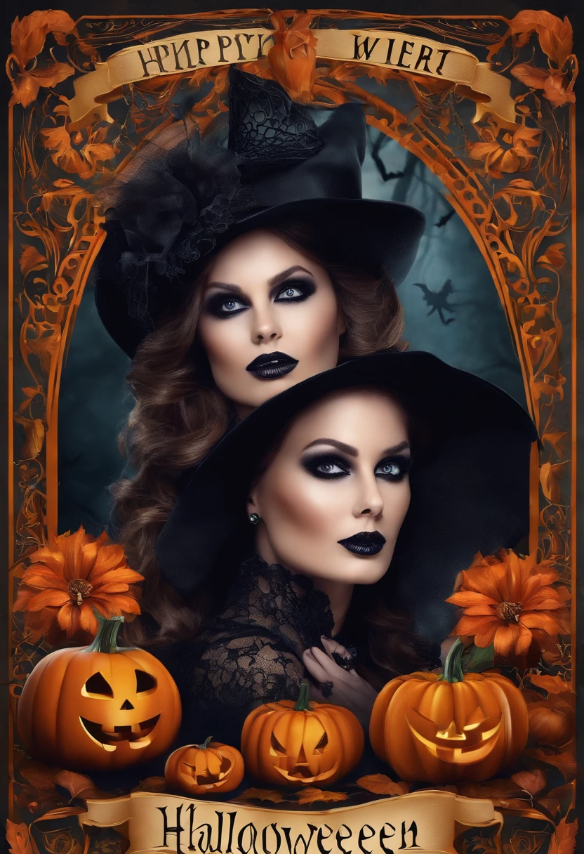 halloween cover page high detail