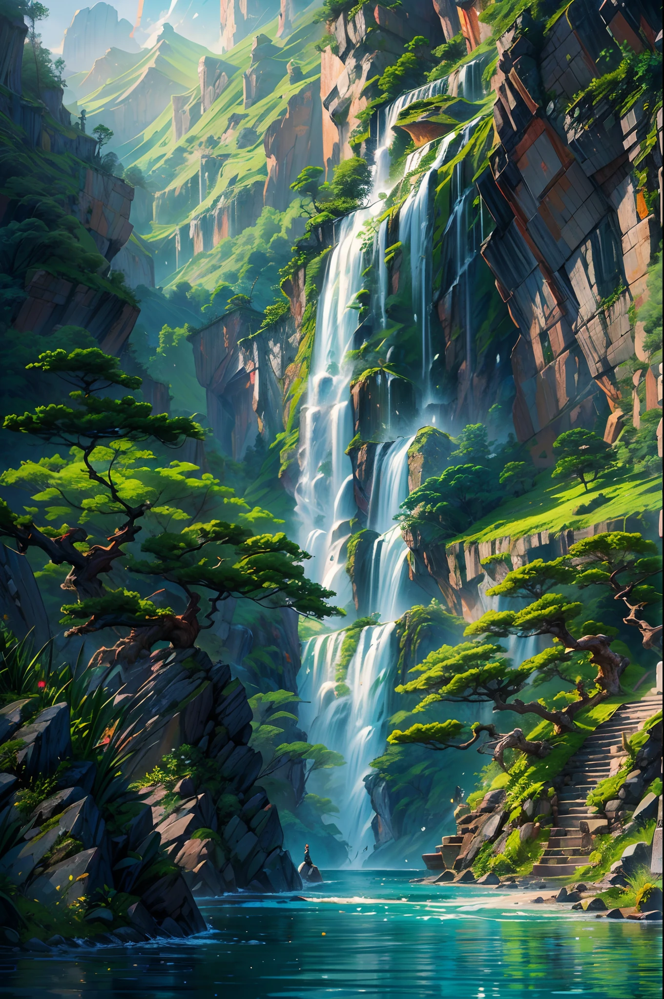 "(best quality,highres,masterpiece:1.2),ultra wide angle image, magnificent waterfall,stone dragon head waterfall,waterfall looks like a dragon head,chinese scenery,natural landscape,stunning view,china,serene atmosphere,majestic,misty,mystical,tranquil,emerald green water,gushing water,sparkling water droplets,gorgeous reflections,scenic beauty,lush vegetation,towering cliffs,soaring mountains,vibrant colors,splendid spectacle,calmness,peaceful ambiance,dramatic composition,powerful force of nature,spectacular sight,awe-inspiring,imposing,awe-striking,grandeur,awe-inducing,tranquility,harmony,natural wonder"