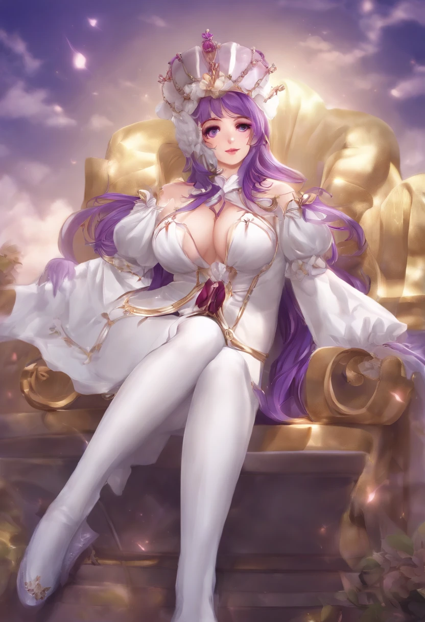 Cornelia_plum_Britannia, Huge breasts, Solo, Cornelia_nurse's outfit, masutepiece, Best Quality, Detailed face, Detailed eyes, hight resolution, Code Geass Corneille Purple Eyes Purple Hair Purple Lip (masutepiece), Best Quality, Expressive eyes, Beautiful FingerBeautiful body,Beautiful nose,Beautiful character design, Perfect eyes, Perfect face, NSFW,Official art,Highly detailed CG Unity 8k wallpaper, Perfect Lighting,Colorful, Bright_front_Face_Lighting, (masutepiece:1.0),(best_quality:1.0), 超A high resolution,4K,Ultra-detailed, 8K, nffsw, hight resolution, absurderes:1.2, Kodak Portra 400, Film grain　（Whole body 3.0）