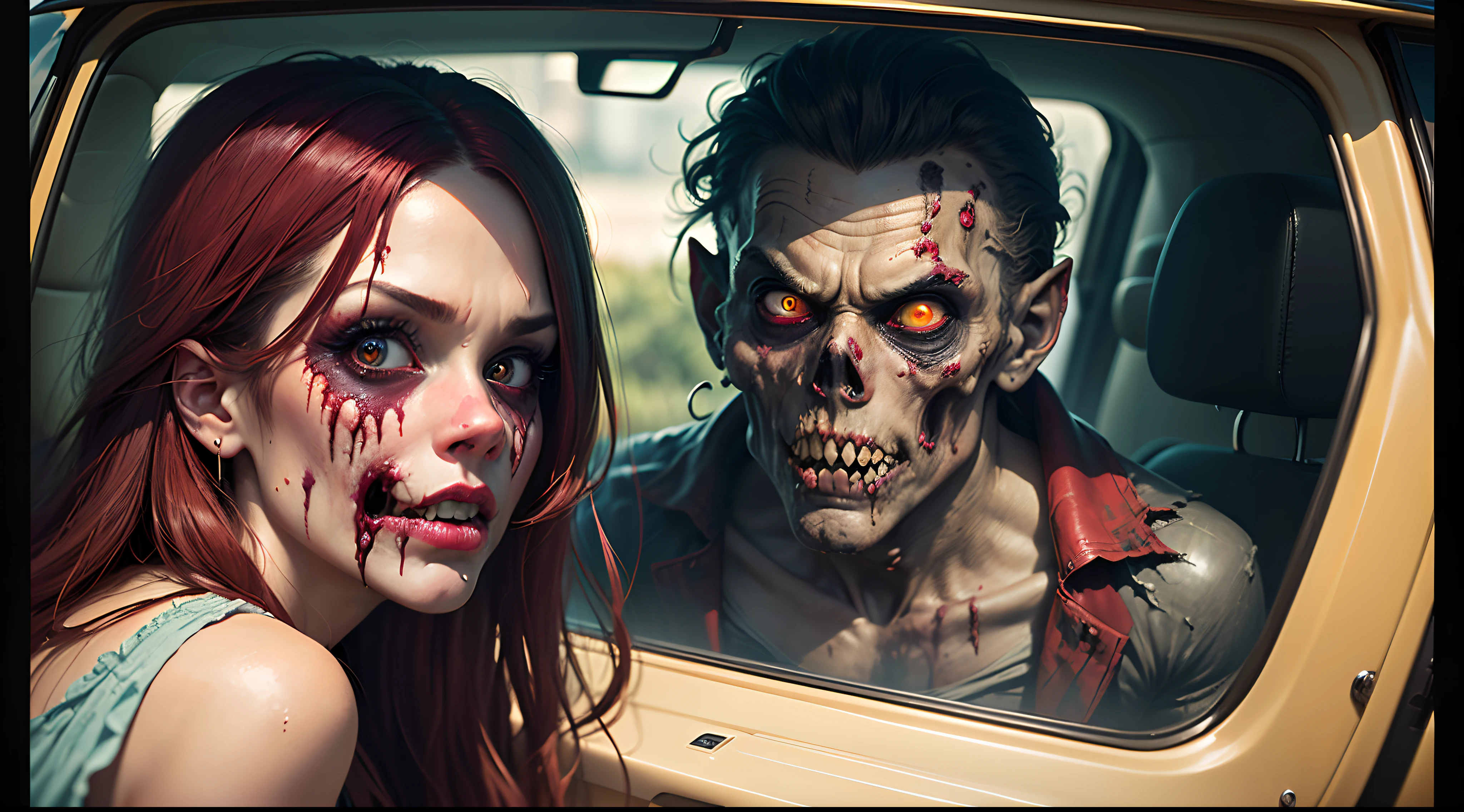 A zombie advertising Creepshow