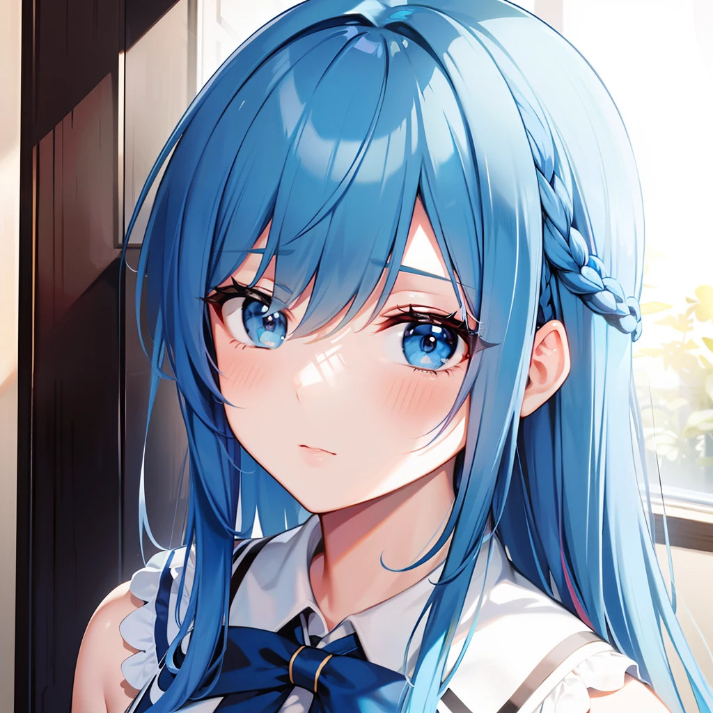 adolable,blue hair
