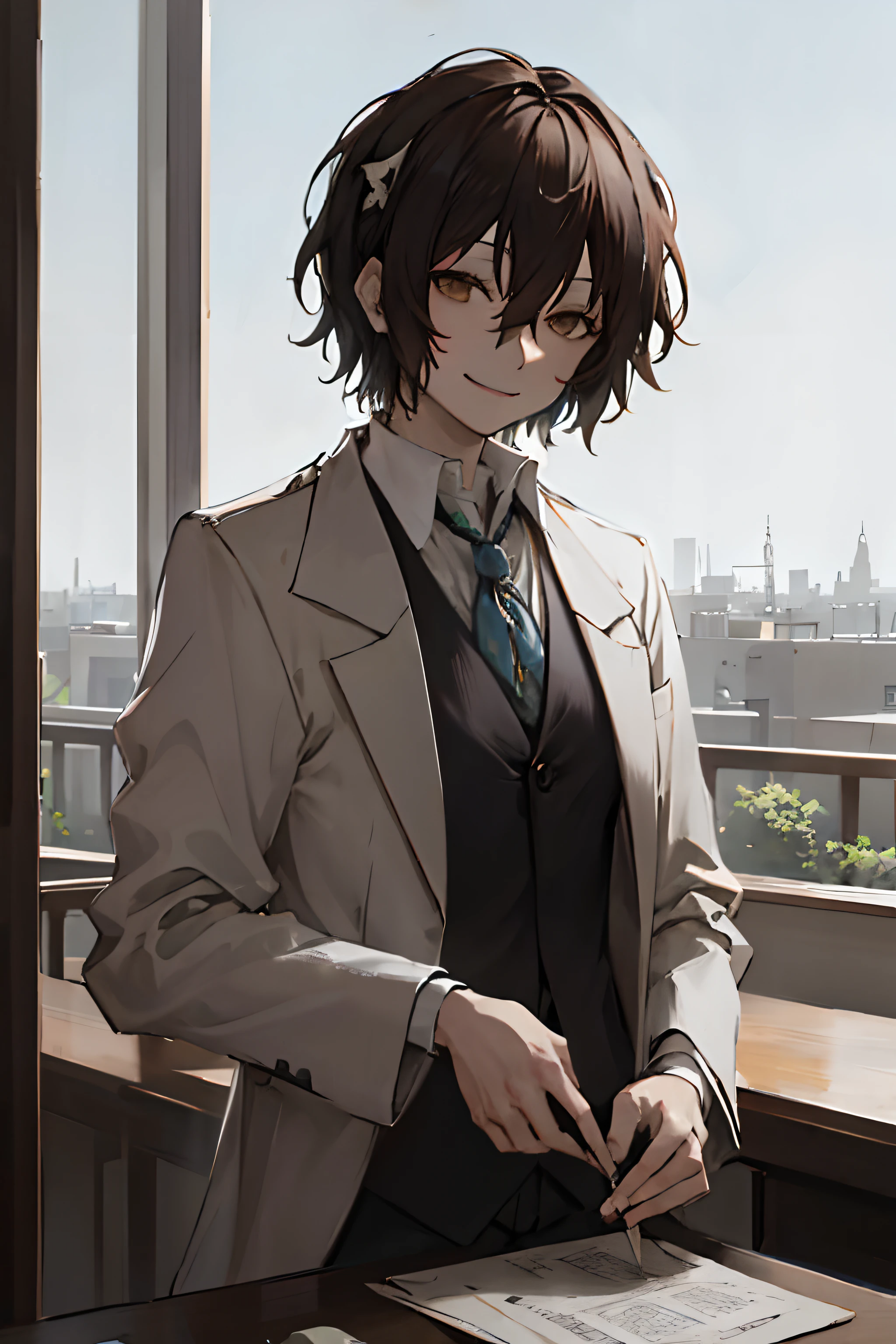 Osamu Dazai、a smile