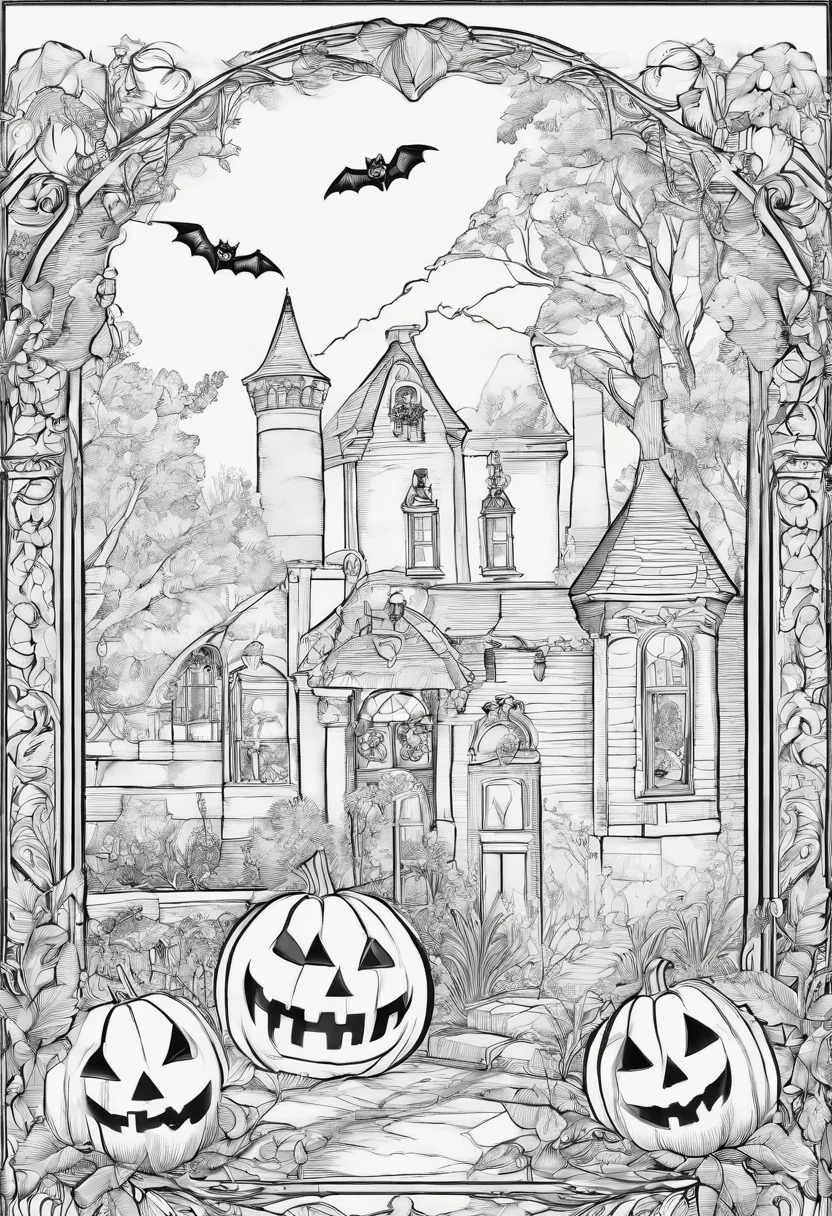 kid freindly halloween coloring pages