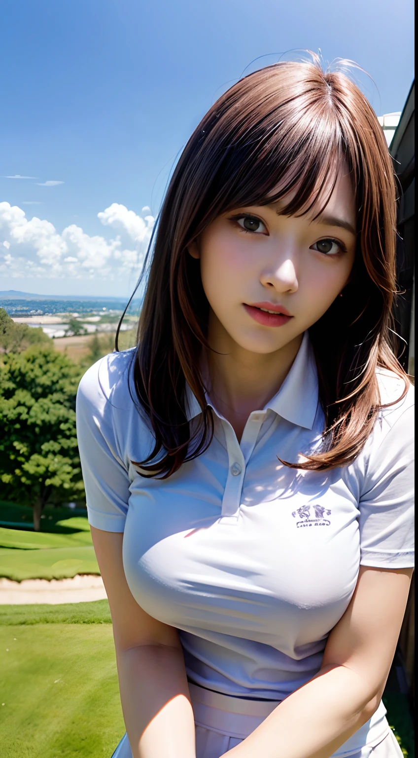 Woods beautiful girl short skirt