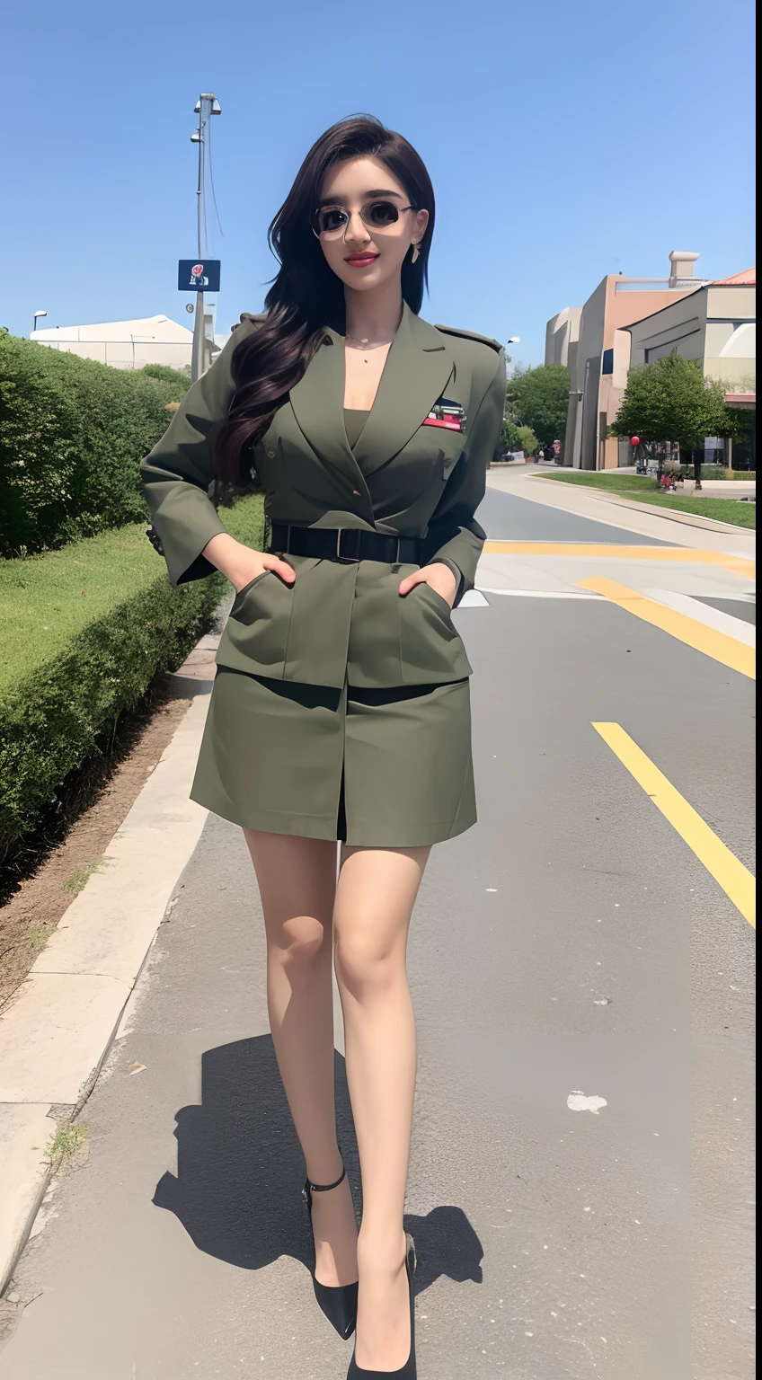 OfficerA, army suit, Skirt, SheikZ