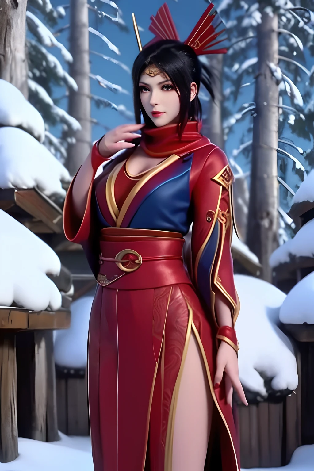hongxuejiao,The upper part of the body,Pull open your clothes to reveal your snow-white chest