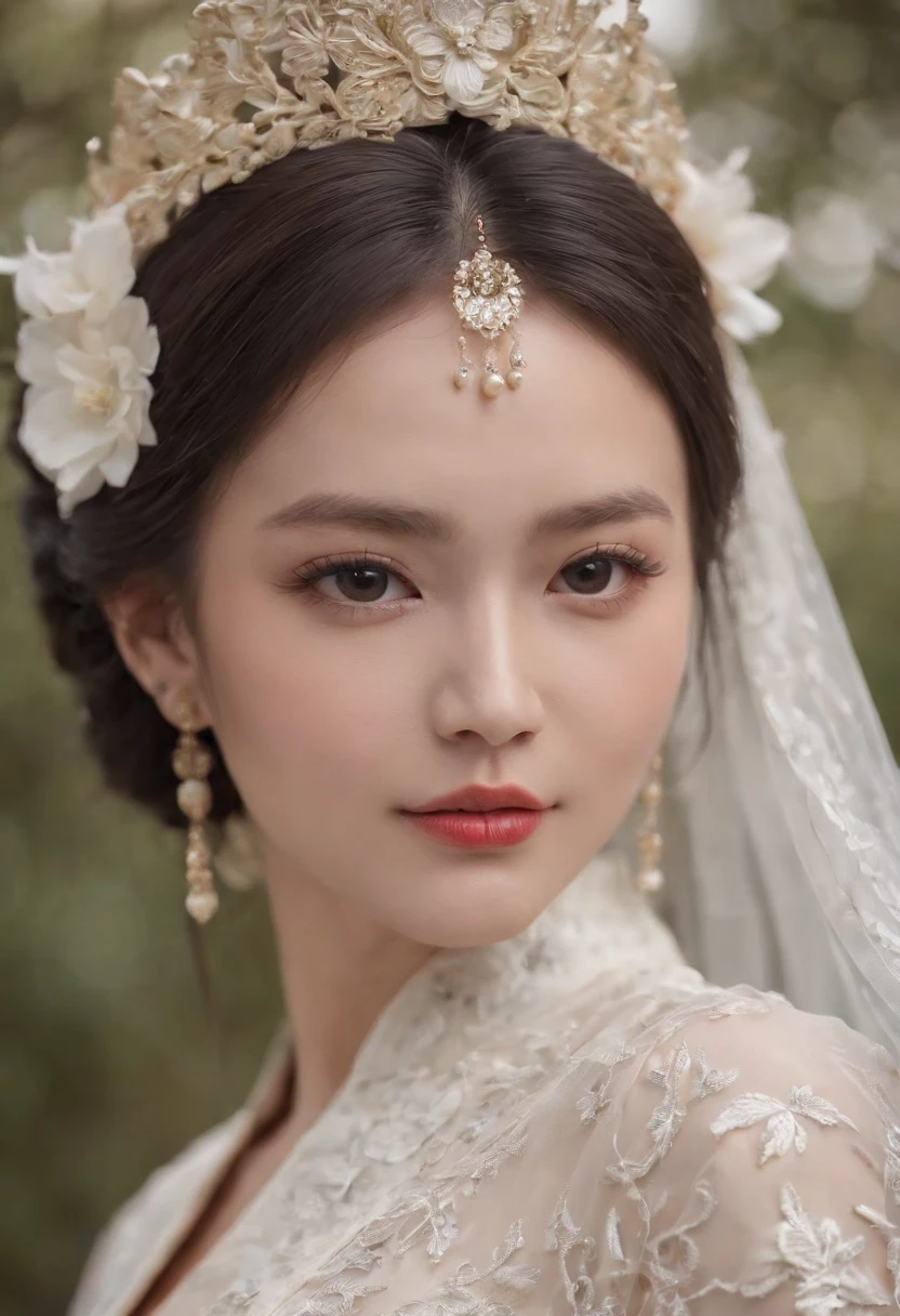 Girl in Chinese bridal costume，Right in front of me，Squat in the trash，Tear open the chest，，spreads her legs apart，Expose the lower body，The genitals，Bare ass ，Urine flow，urine，sewage